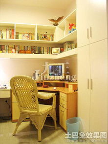 書房藤椅圖片欣賞裝修效果圖 第8張 家居圖庫 九正家居網(wǎng)